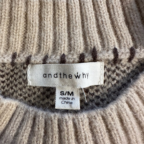 NWOT andthewhy sweater. - Picture 3 of 6